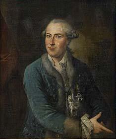 Christopher Hieronymus Johansen Portrait of governor, baron Carl Sparre
